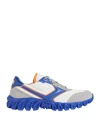 Pantofola D'oro Man Sneakers Blue Size 9 Leather, Textile Fibers In Blue