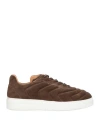Pantofola D'oro Man Sneakers Brown Size 8 Leather In Brown