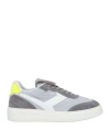 Pantofola D'oro Man Sneakers Grey Size 7 Soft Leather, Textile Fibers In Grey