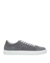 Pantofola D'oro Man Sneakers Grey Size 8.5 Leather In Gray
