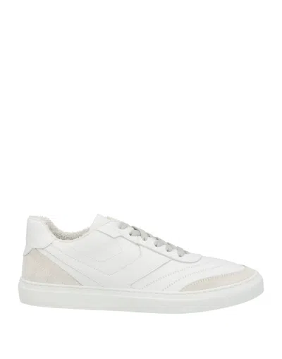 Pantofola D'oro Man Sneakers Off White Size 8 Leather