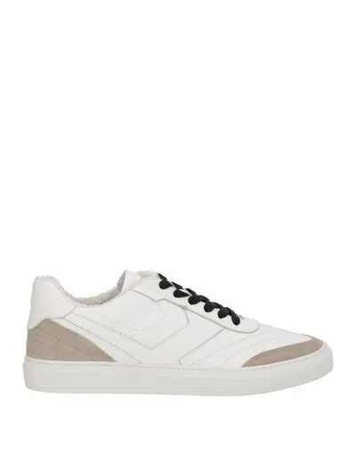 Pantofola D'oro Man Sneakers Taupe Size 9 Leather In Grey