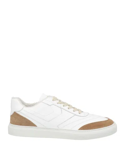 Pantofola D'oro Man Sneakers White Size 8 Leather