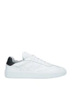 Pantofola D'oro Man Sneakers White Size 8 Soft Leather In White