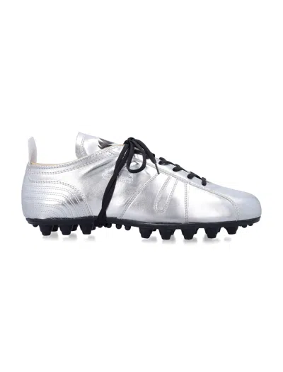 Pantofola D'oro Pantofola D Oro 540 Football Sole Shoes In Silver