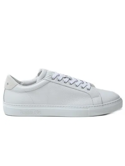 Pantofola D'oro Top Spin Leather Sneakers In White
