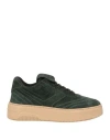 Pantofola D'oro Woman Sneakers Dark Green Size 5 Leather In Green