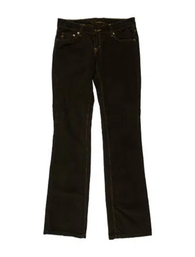 Pre-owned Pants Corduroy Wide Leg  In Green