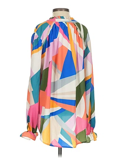 Pre-owned Pants Store Long Sleeve Blouse In Pink