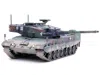 Panzerkampf Leopard 2a4 Main Battle Tank With Snorkel "3-tone Camouflage" Ukrainian Army "armor Premium" Series