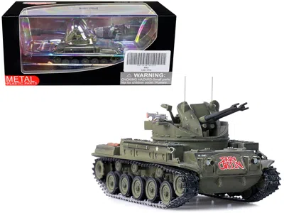 Panzerkampf M42 Duster Self-propelled Anti-aircraft "iron Coffin" "us - Vietnam " 1/72 Diecast Model By Panzerka In Green