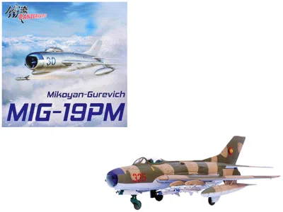 Panzerkampf Mikoyan-gurevich Mig-19pm Farmer-e Fighter Aircraft "red 335" East German Air Force 1/72 Diecast Mod