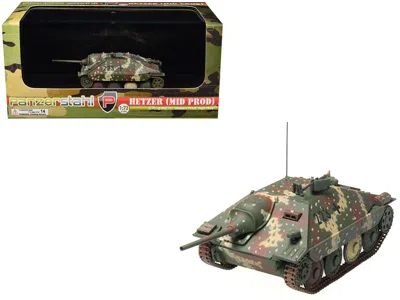 Panzerstahl Hetzer (mid Prod) Tank Destroyer "#223 H. Pz. Jg. Abt 741 Western Front" (1944) German Army 1/72 Die In Multi