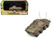 Panzerstahl Sd. Kfz. 234/1 Armored Vehicle "6th Panzer Division Czechoslovakia" (1945) German Army 1/72 Diecast  In Brown