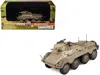 Panzerstahl Sd. Kfz. 234/3 Armored Vehicle "#0 3rd Panzer Division Hungary" (1945) German Army 1/72 Diecast Mode In Brown