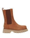 Pao Piano Zero Woman Ankle Boots Camel Size 7 Leather