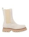 Pao Piano Zero Woman Ankle Boots Off White Size 7 Leather