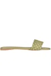Pao Piano Zero Woven Leather Slides
