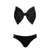 Paola Amador Women's Bikini Bow Black