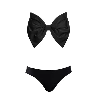 Paola Amador Women's Bikini Bow Black