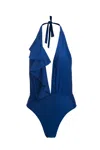 Paola Amador Women's Blue Zeus B Swimsuit In Blue