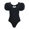 Paola Amador Women's Chelsea Black One Piece Swimsuit In Black