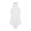 Paola Amador Women's Halther White One Piece Swimsuit
