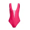 Paola Amador Women's Pink / Purple Tulum Pink Swimsuit In Pink/purple