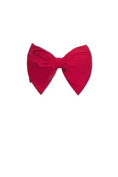 Paola Amador Women's Red Bow Bikini Top