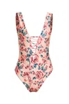 Paola Amador Women's Tulum Roses Swimsuit