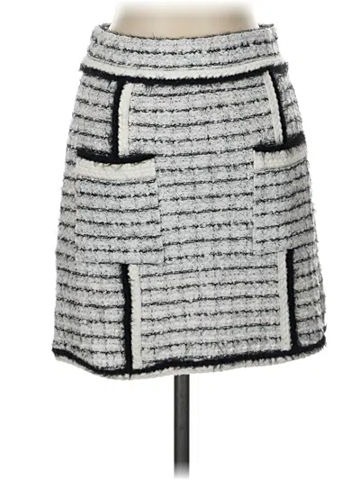 Pre-owned Paola Bernardi Casual Skirt In Gray