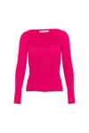 Paola Bernardi Celine Top In Hyper Pink In Multi