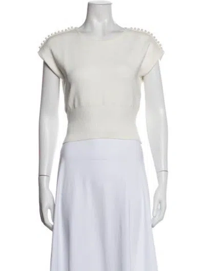 Pre-owned Paola Bernardi Crew Neck Sweater In Neutrals