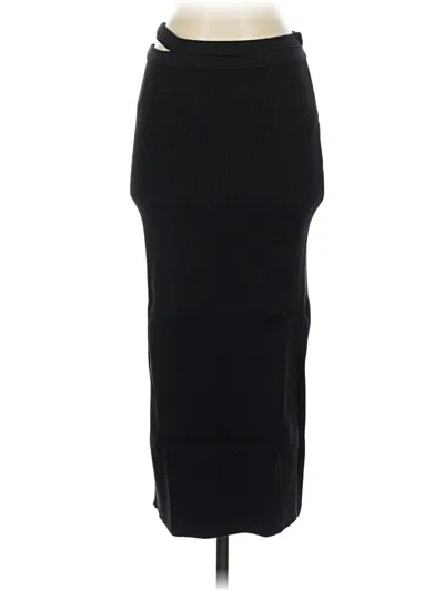 Pre-owned Paola Bernardi Formal Skirt In Black
