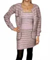 Paola Bernardi Penelope Coat In Pink In Pink