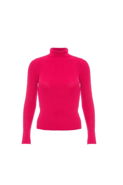 Paola Bernardi Rebecca Sweater In Hyper Pink In Multi