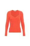 Paola Bernardi Rute Top In Orange In Orange