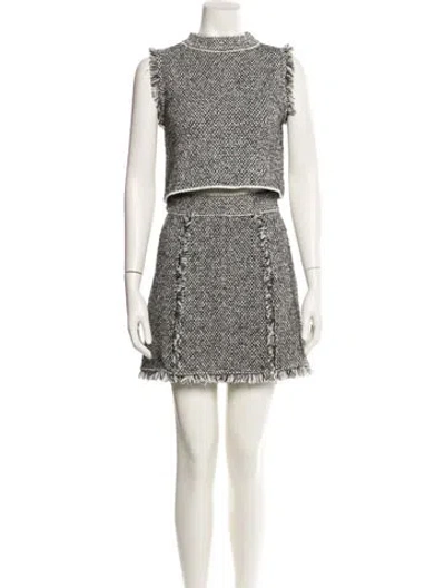 Pre-owned Paola Bernardi Silk Skirt Suit In Multi