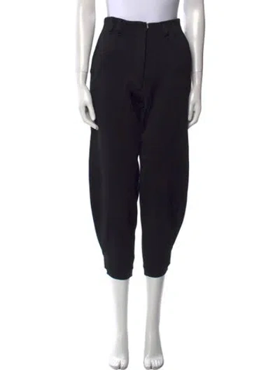 Pre-owned Paola Bernardi Skinny Leg Pants In Black