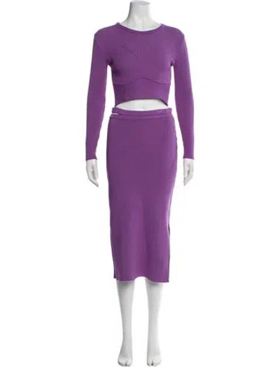 Pre-owned Paola Bernardi Skirt Set W/ Tags In Purple