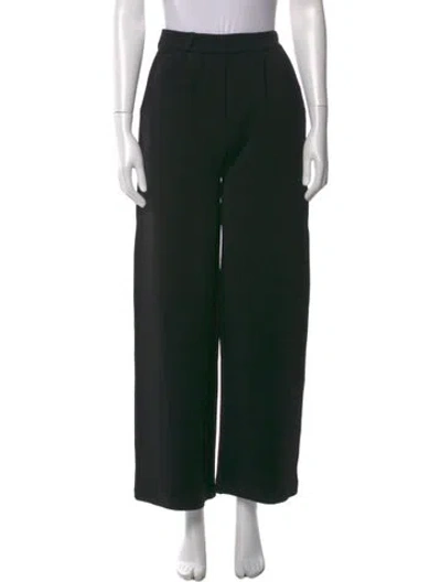 Pre-owned Paola Bernardi Wide Leg Pants In Black