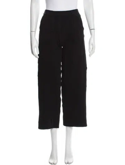 Pre-owned Paola Bernardi Wide Leg Pants In Black