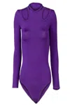 Paola Bernardi Women's Maria Flor Bodysuit In Purple In Purple