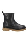 Paola Ferri Woman Ankle Boots Black Size 8 Soft Leather In Black