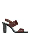Paola Ferri Sandals In Brown