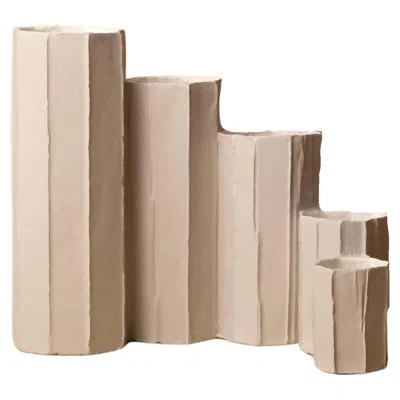 Pre-owned Paola Paronetto Bruco Vase In Sand