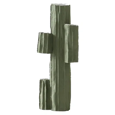 Pre-owned Paola Paronetto Contemporary Ceramic Cactus Vase #3 Colored In Transparent