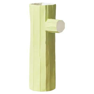 Pre-owned Paola Paronetto Contemporary Green Paper Clay Sculpture Pino Mono
