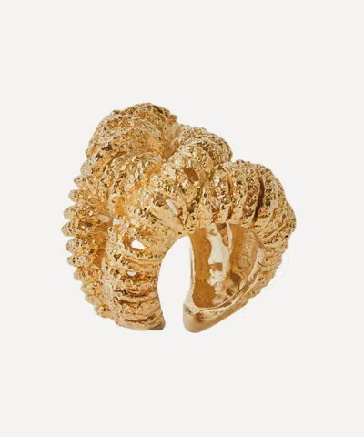 Paola Sighinolfi 14ct Gold-plated Era Ring