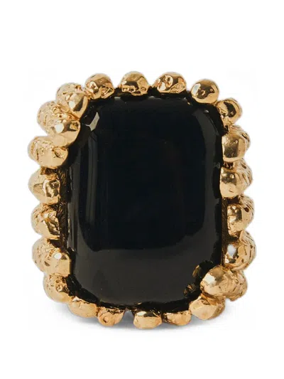 Paola Sighinolfi Bosco Onyx Ring In Black